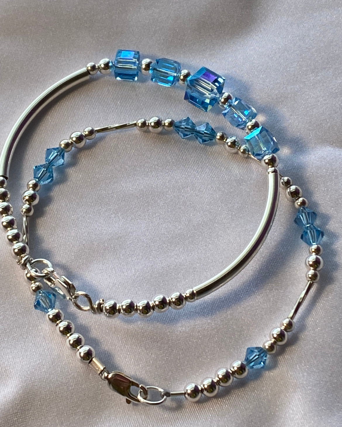 Square Swarovski Crystal (Birthday Set.)..... All Birthstones are Available..