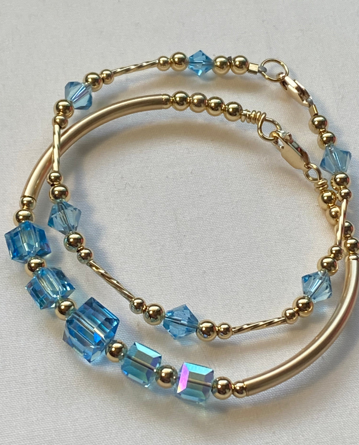 Square Swarovski Crystal (Birthday Set.)..... All Birthstones are Available..