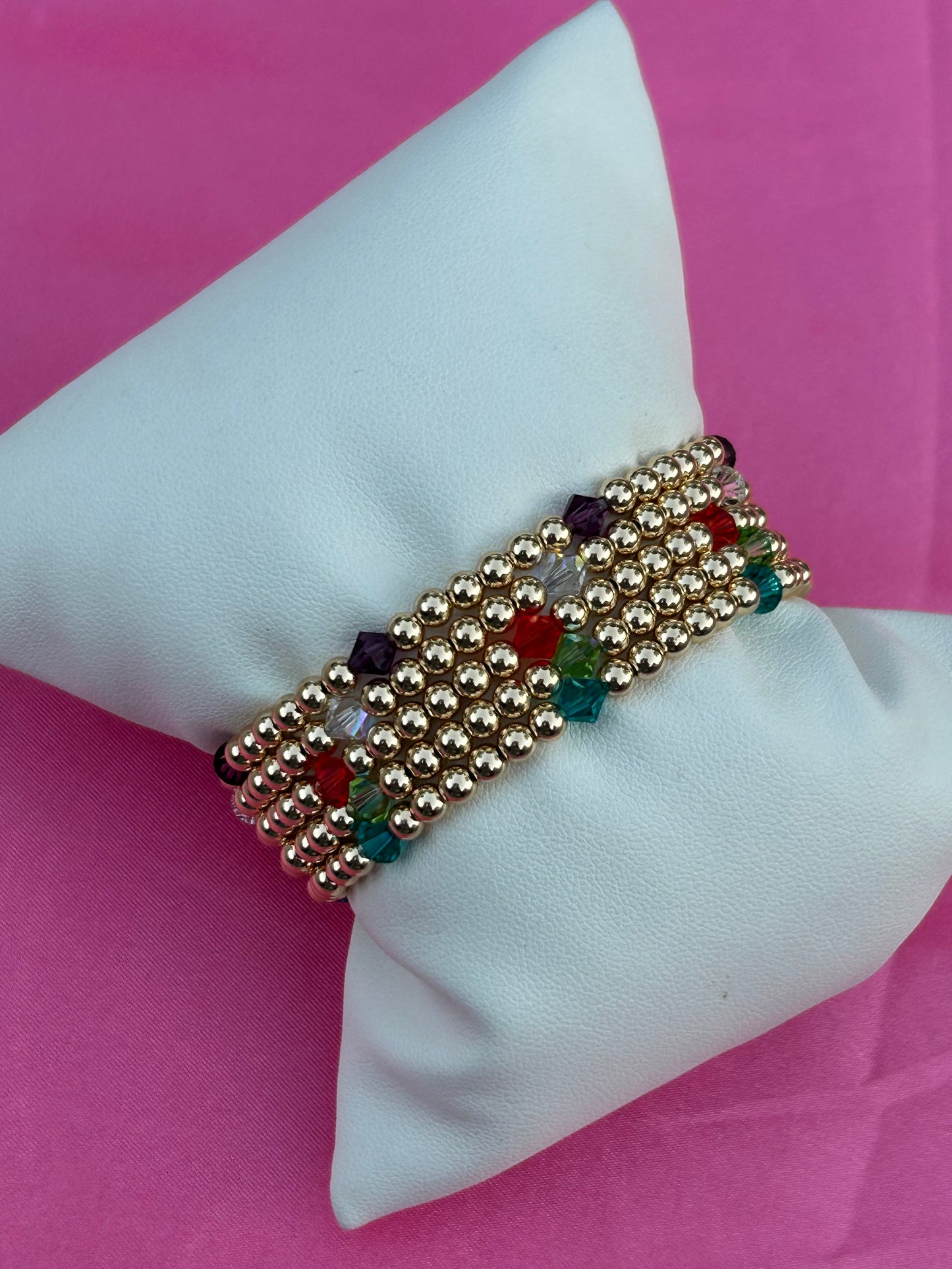 5 Piece Swarovski Crystal Bracelet Set
