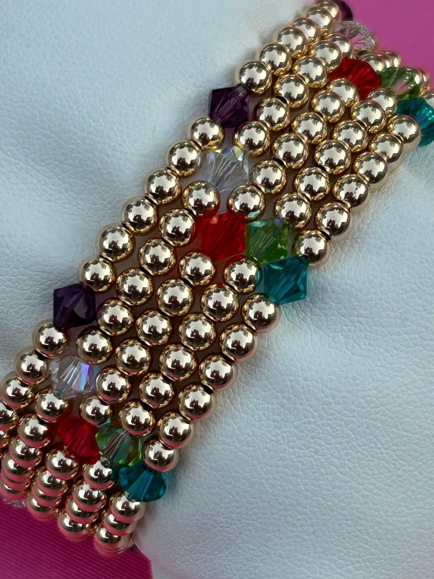 5 Piece Swarovski Crystal Bracelet Set