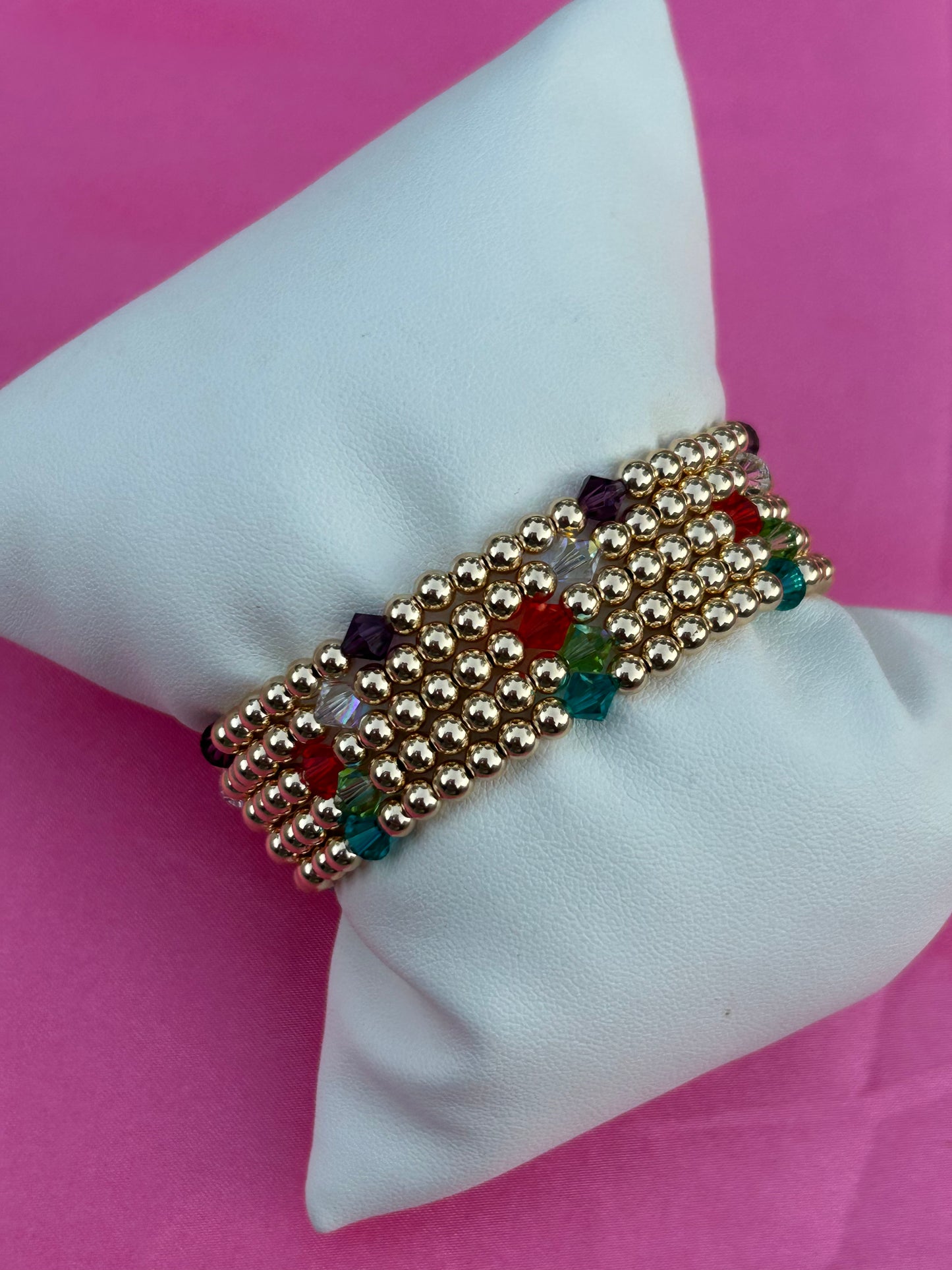 5 Piece Swarovski Crystal Bracelet Set