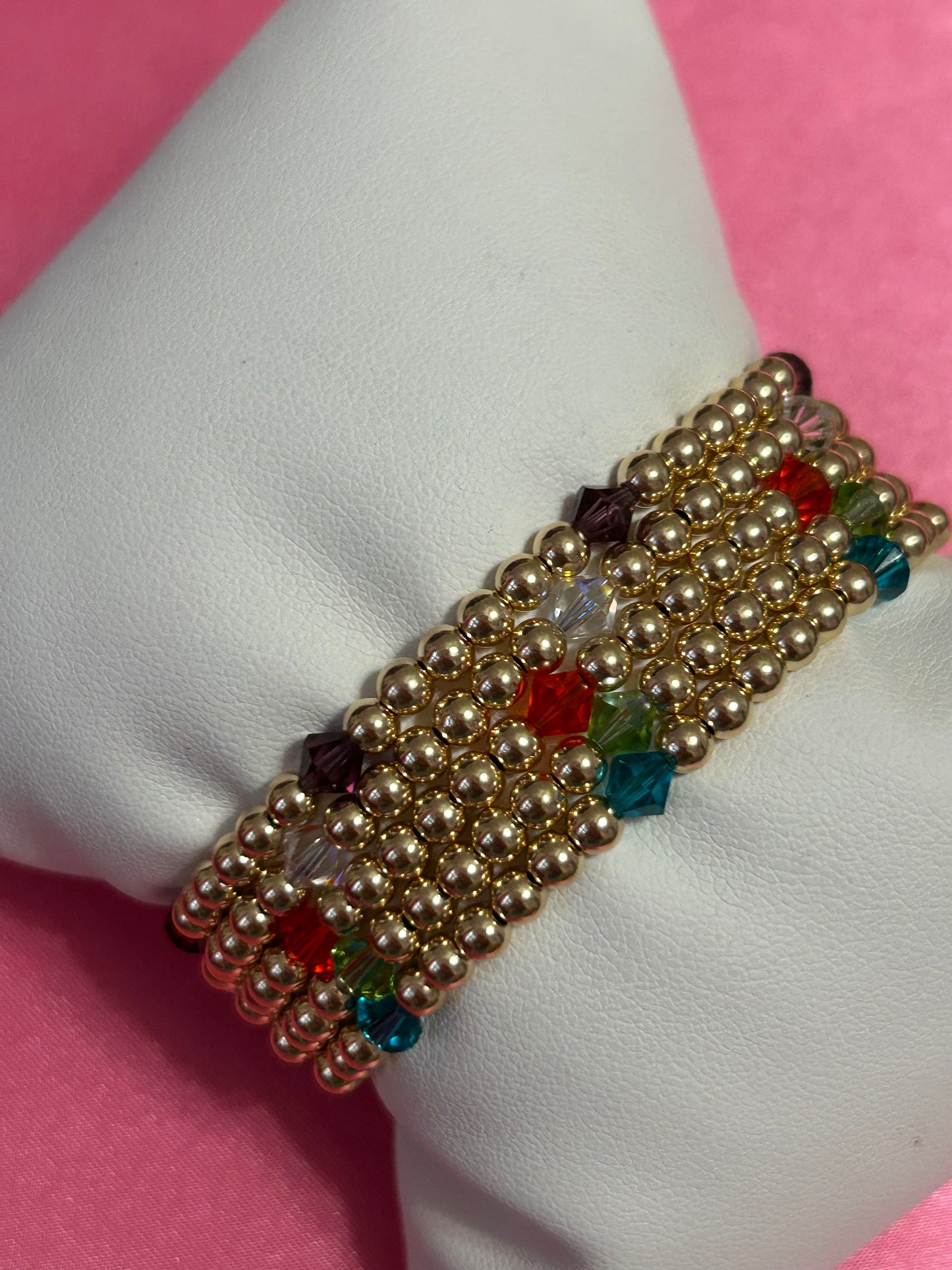 5 Piece Swarovski Crystal Bracelet Set