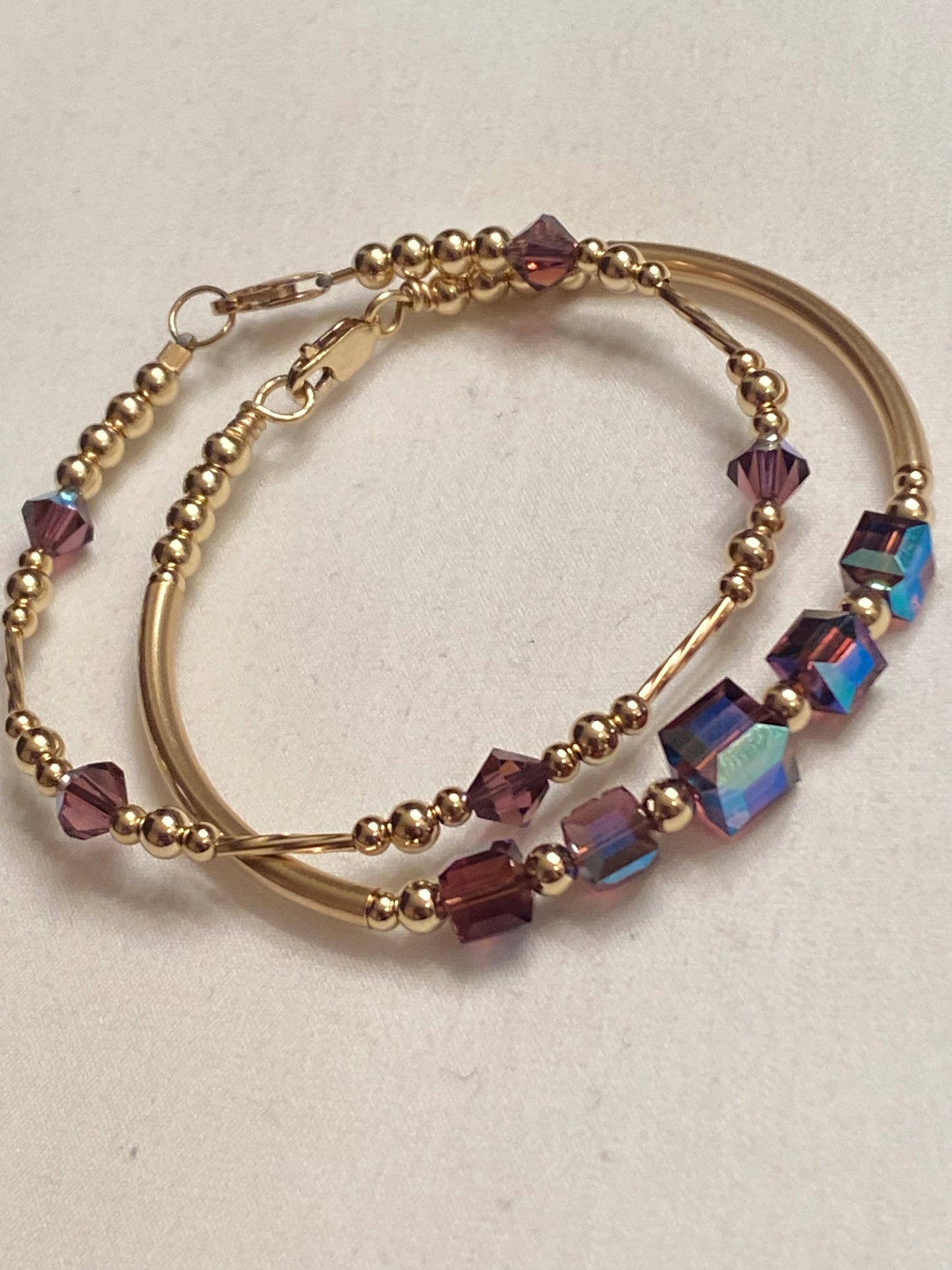 Square Swarovski Crystal (Birthday Set.)..... All Birthstones are Available..