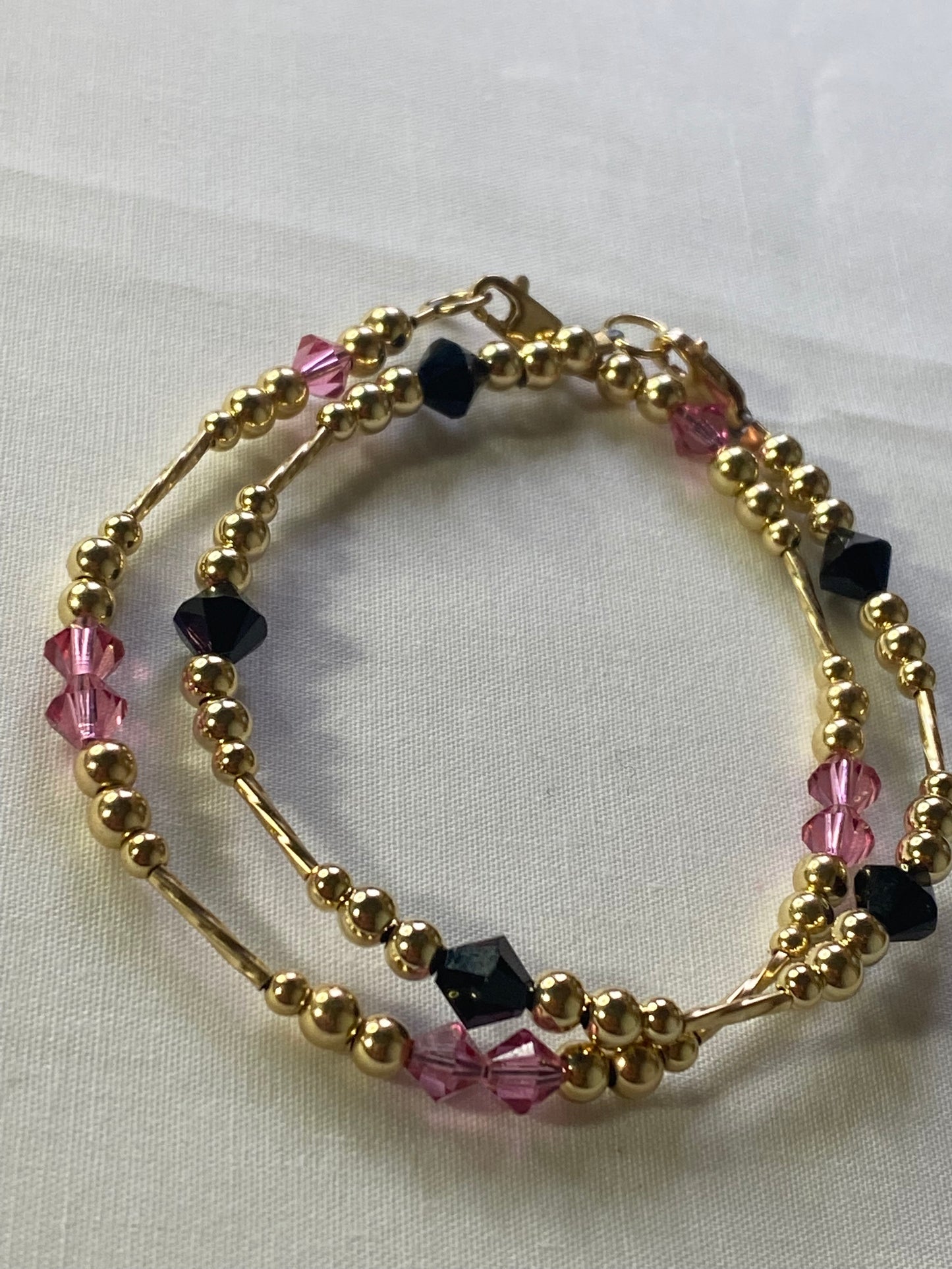 Swarovski Crystal Birthstone Bracelets (Gold )