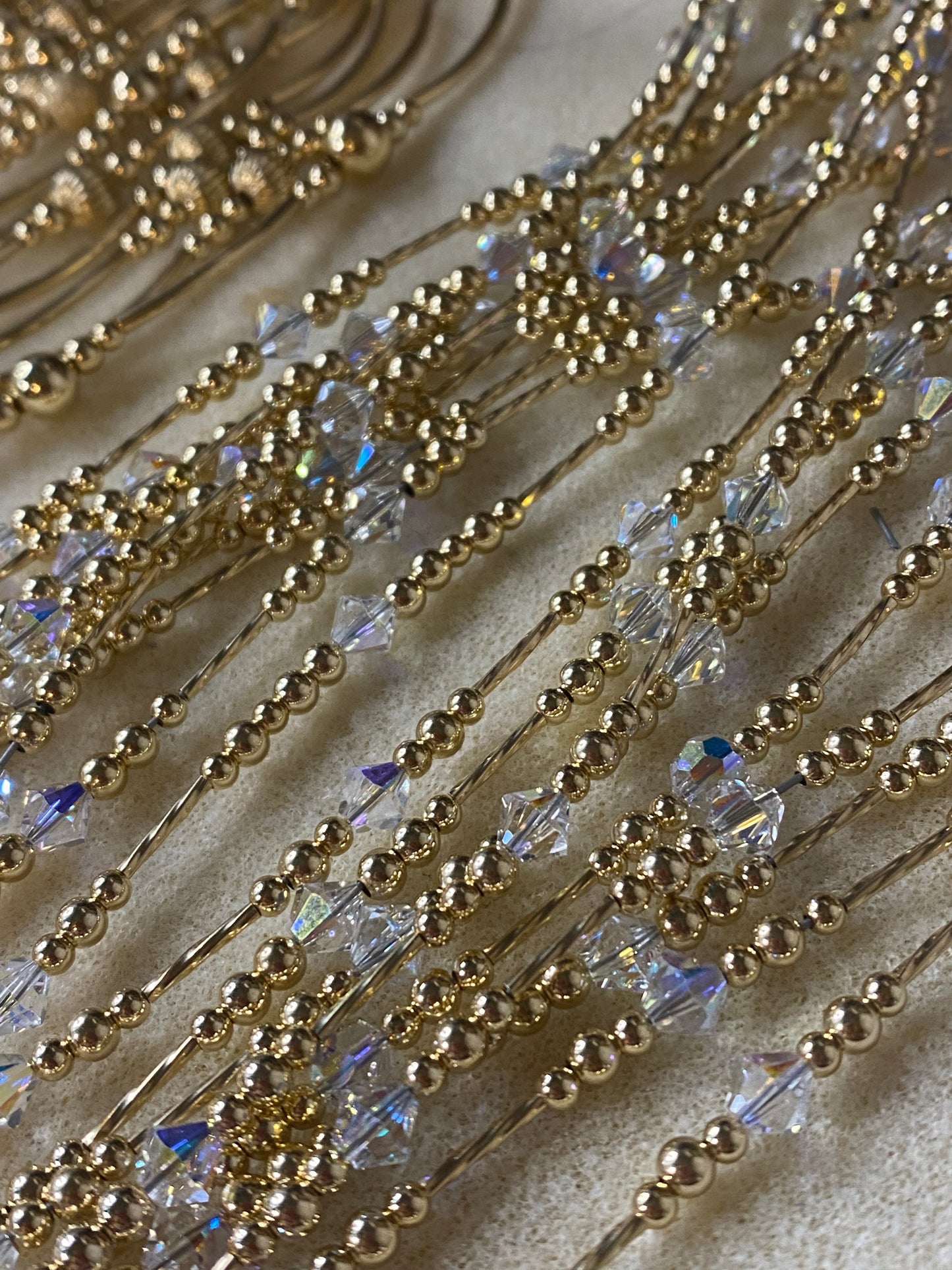 Swarovski Crystal Birthstone Bracelets (Gold )