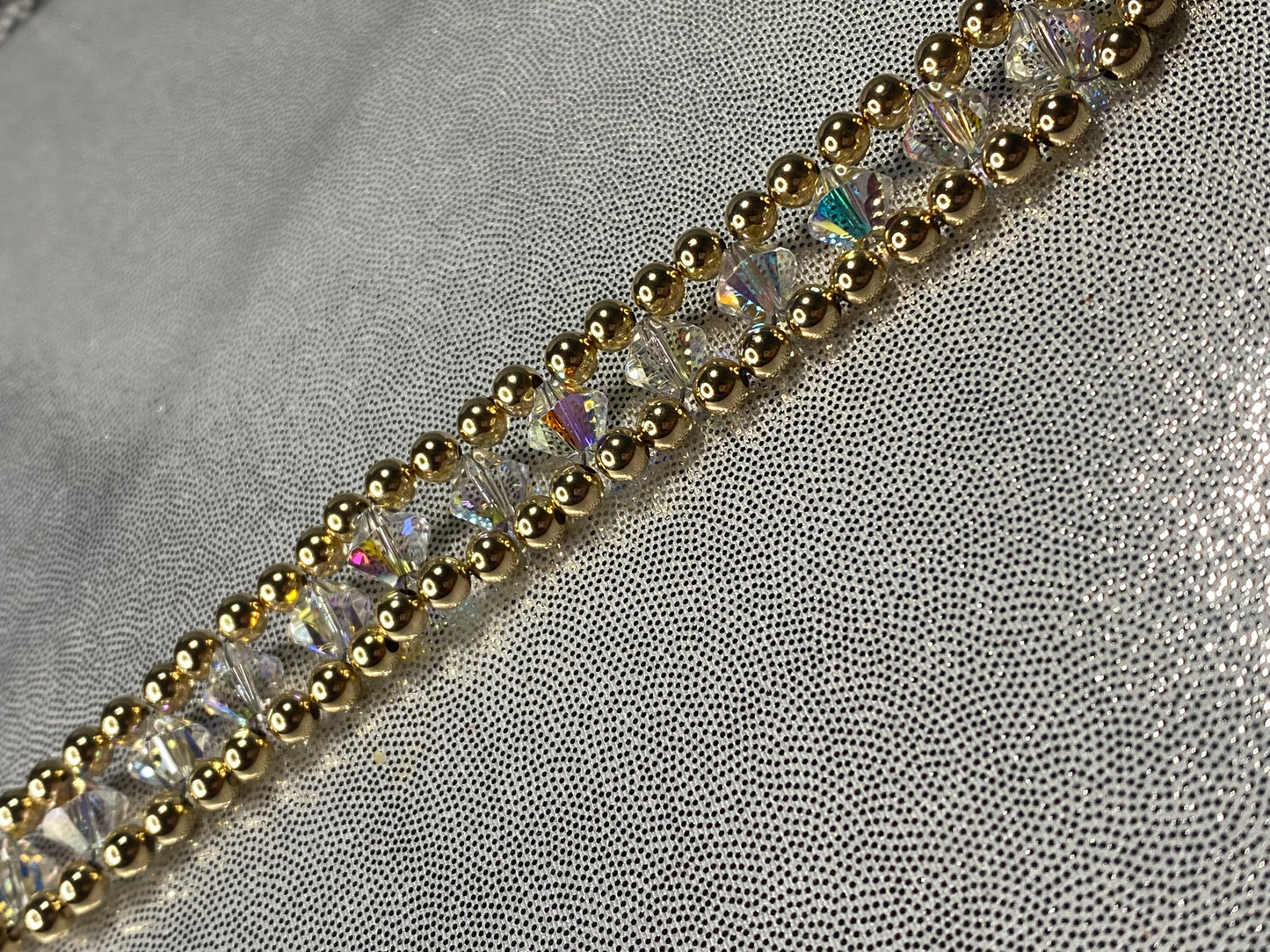 Doing the Most Swarovski Crystals Bracelet