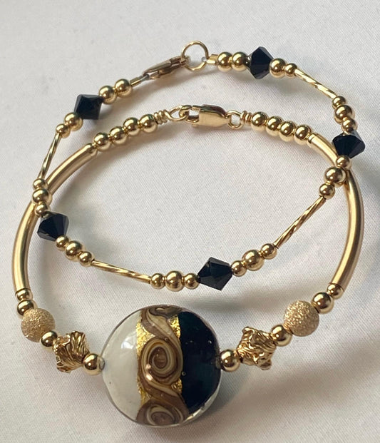 Onyx /slash of Gold Set