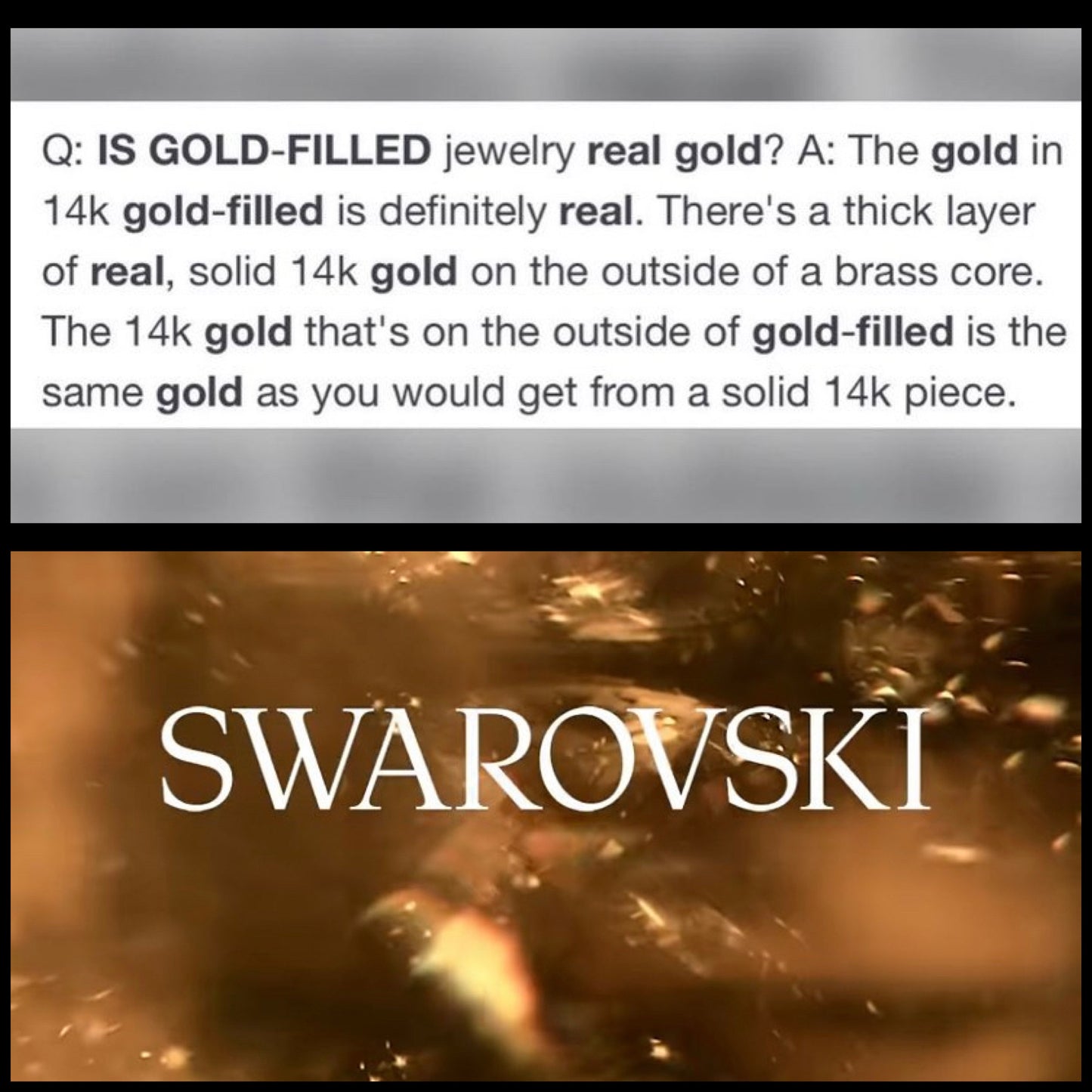 Swarovski Crystal Birthstone Bracelets (Gold )