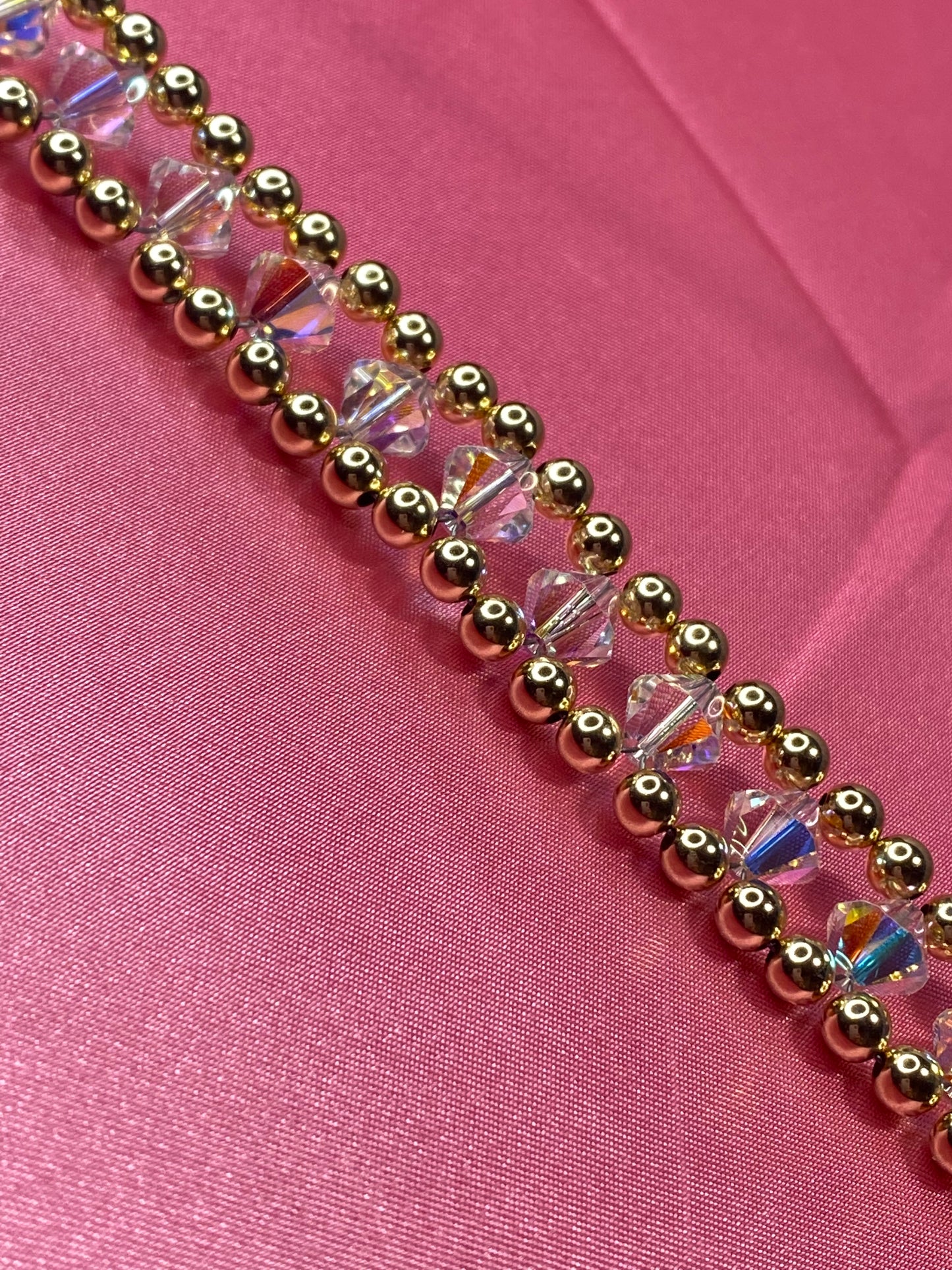 Doing the Most Swarovski Crystals Bracelet