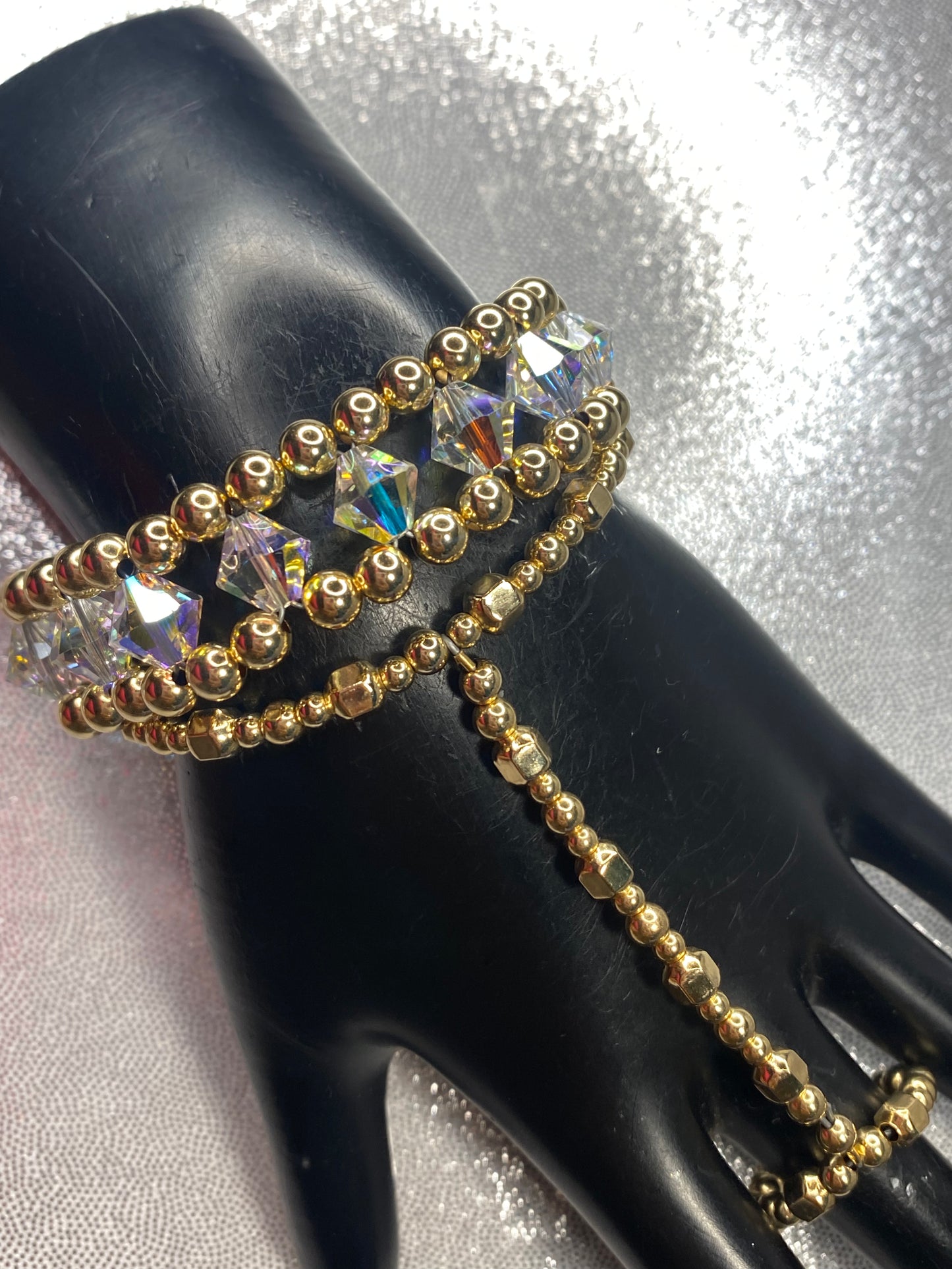 Doing the Most Swarovski Crystals Bracelet