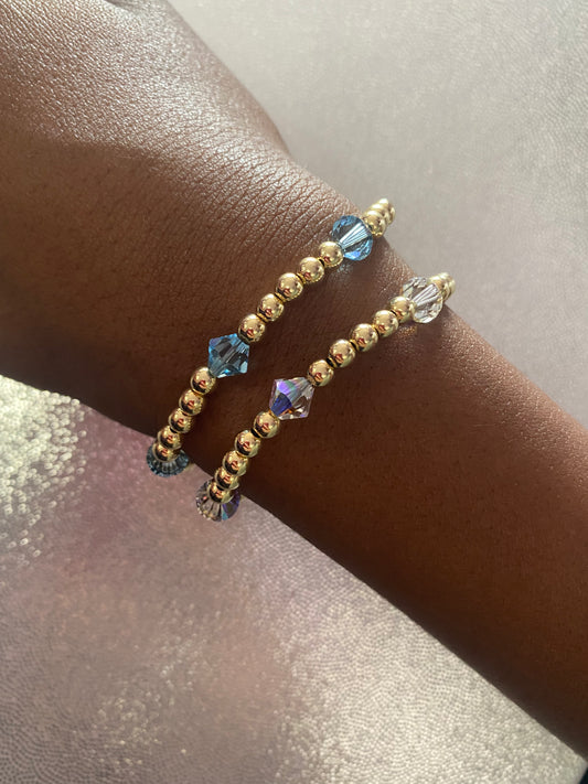 Kids Birthstone Swarovski Crystal Bracelet