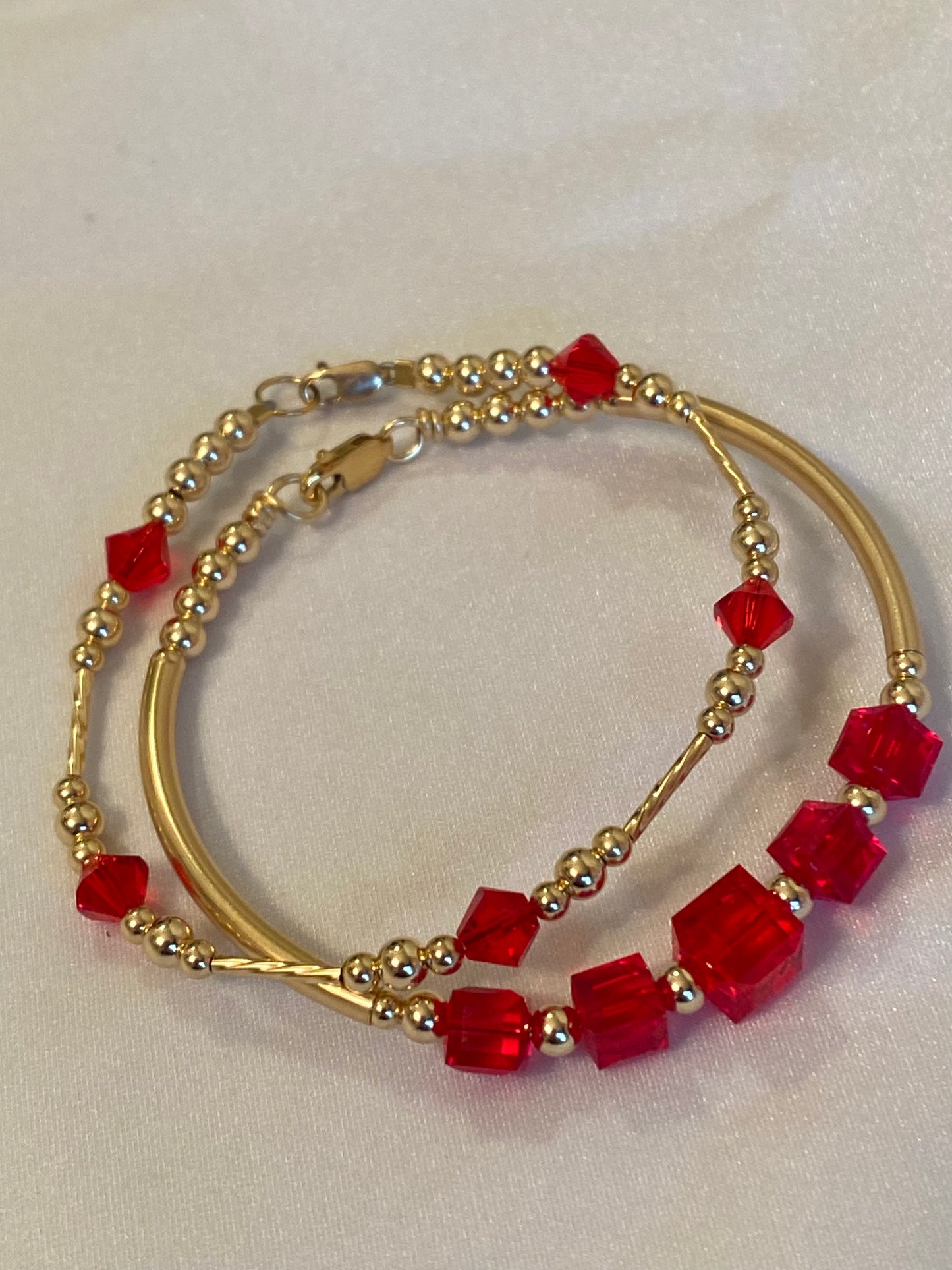Square Swarovski Crystal (Birthday Set.)..... All Birthstones are Available..