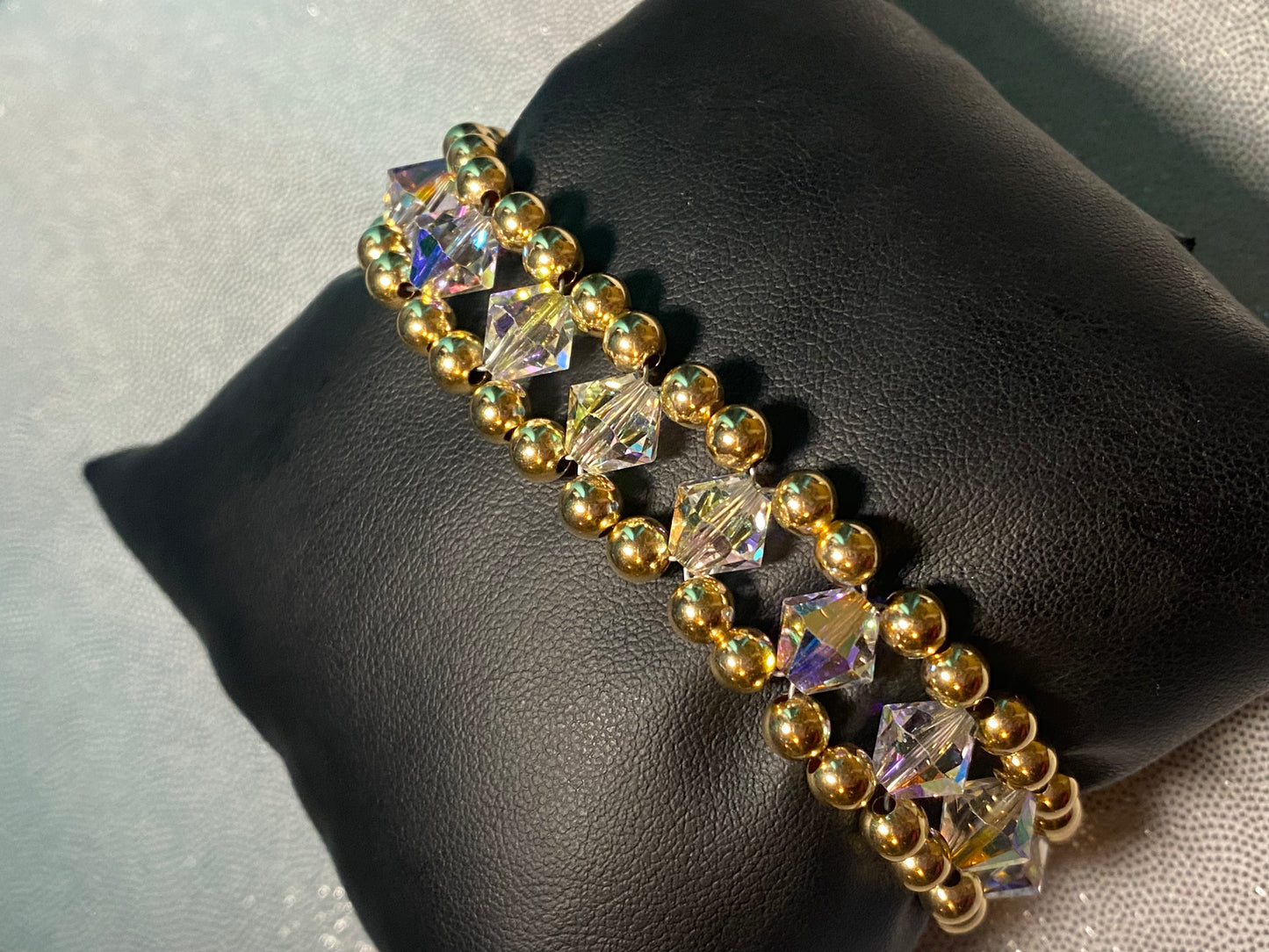 Doing the Most Swarovski Crystals Bracelet