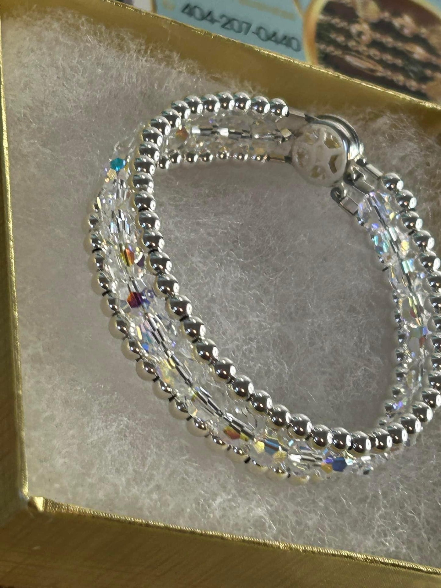 Swarovski Crystal Tennis Bracelet ( Birthstones )