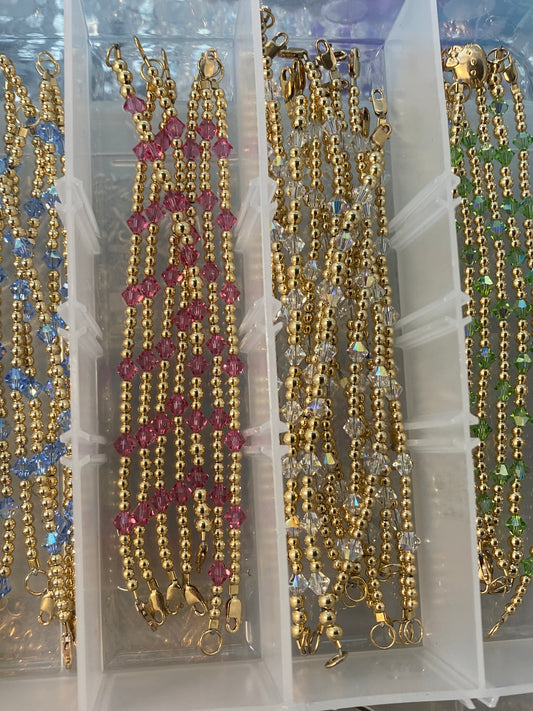 Swarovski Crystal Birthstone Bracelets (2 for $55)