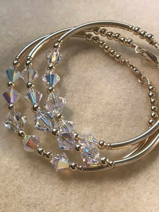 Swarovski  AB Crystal  (1) Bangle