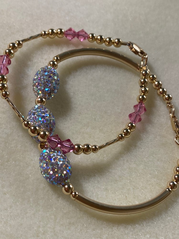 Crystal bracelet Swarovski Pink in Crystal - 24888386