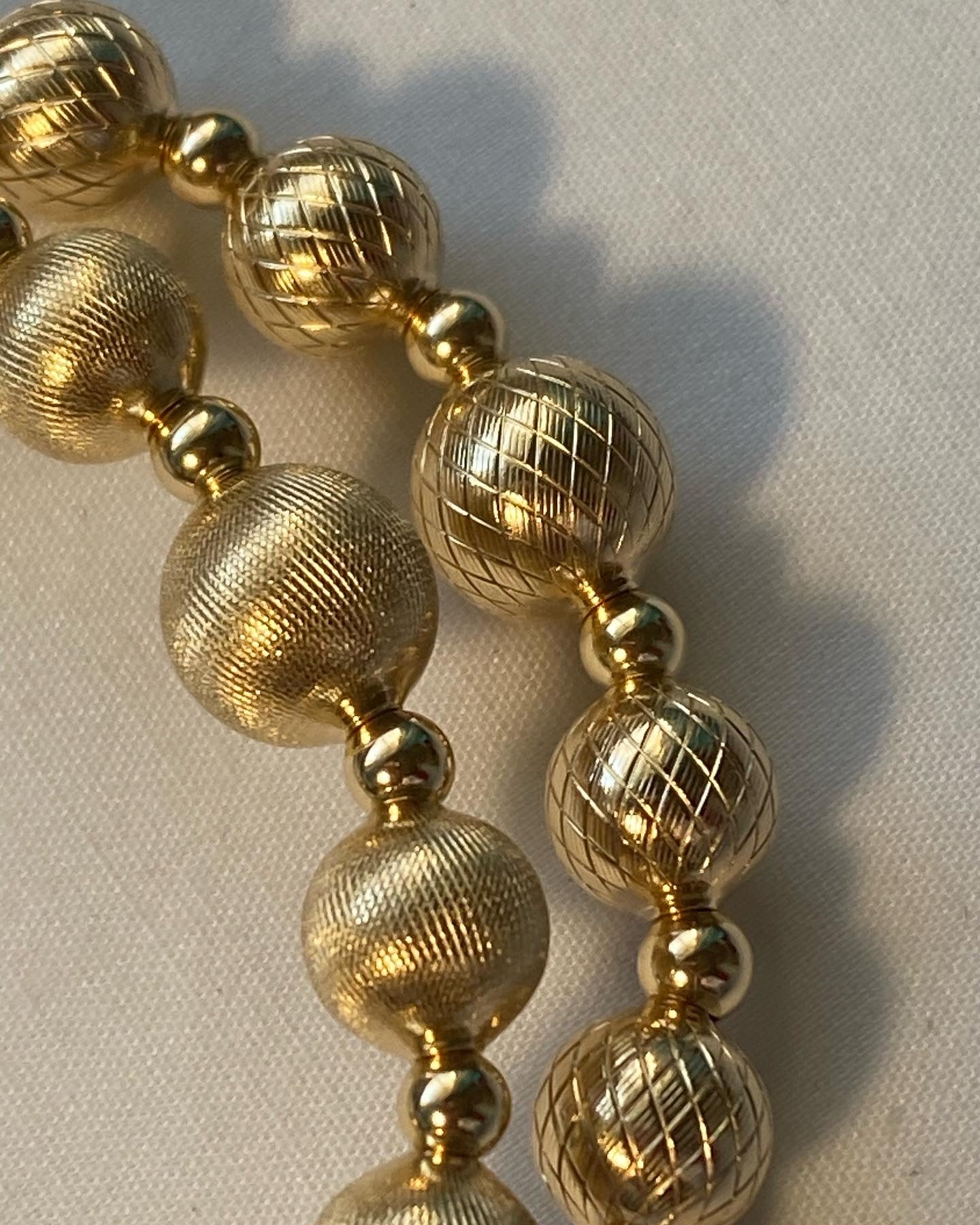 Gold Designer Ball Bangle (1)