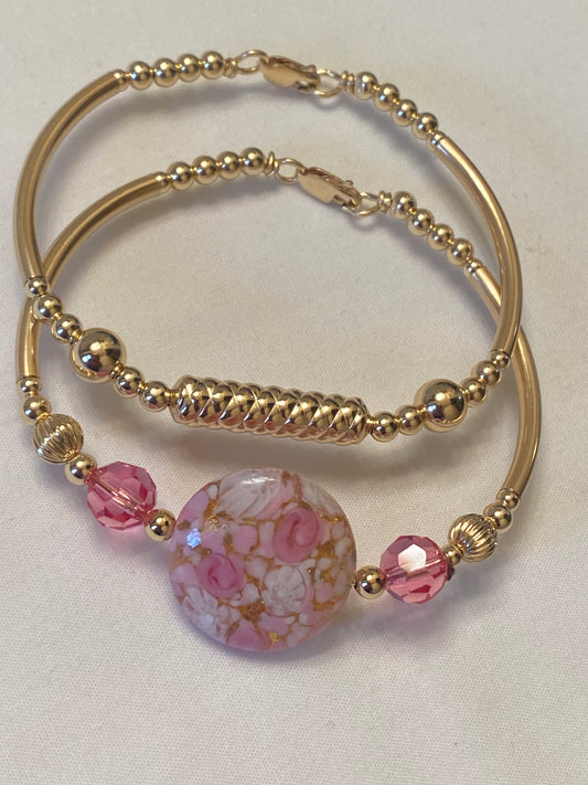 Pinky & Gold 2 Bangle Set