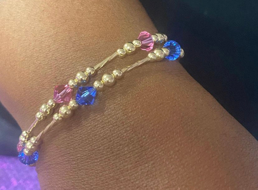 Swarovski crystal store birthstone bracelet