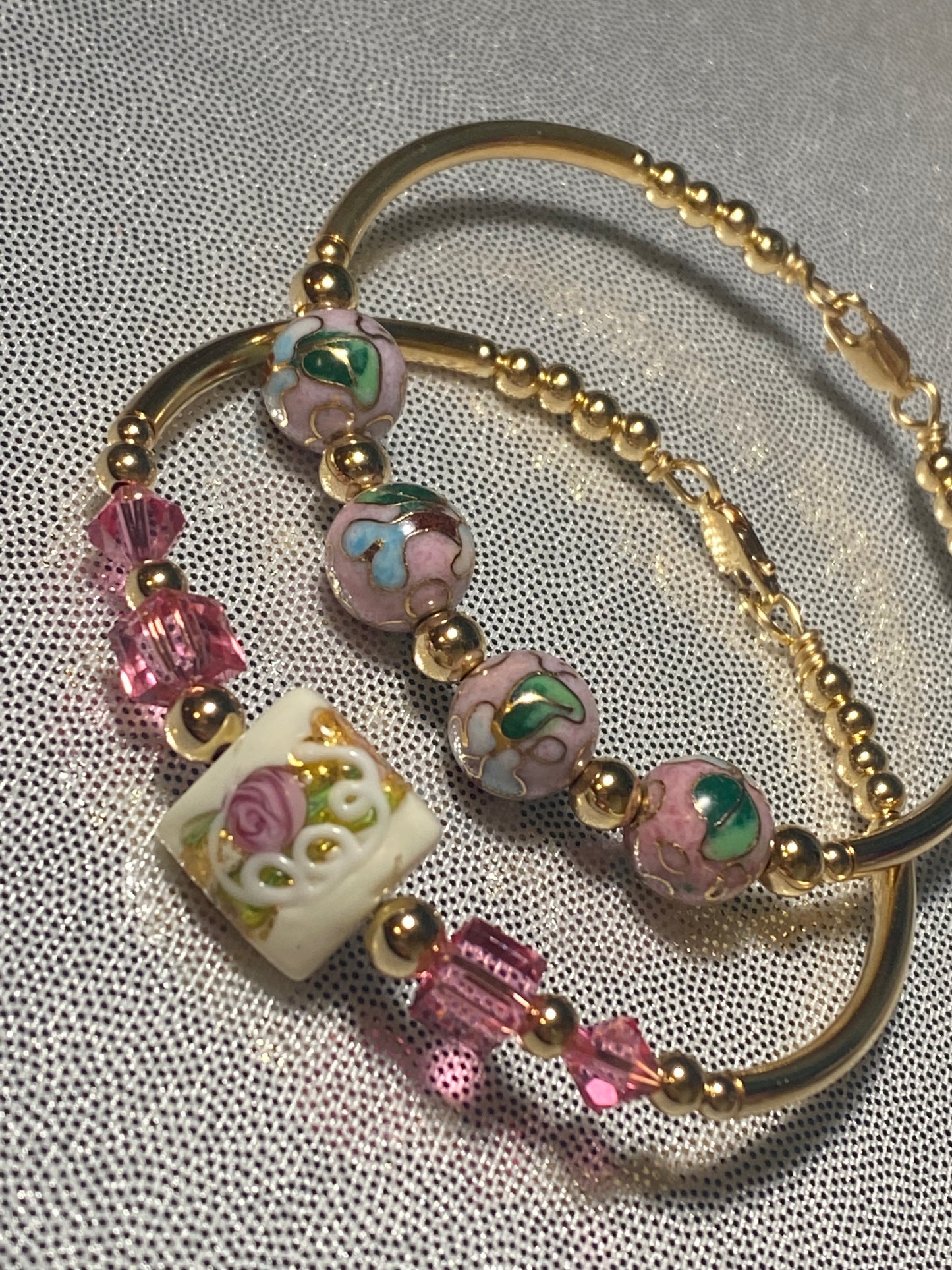 Pretty In Pink (2) Bangle Set