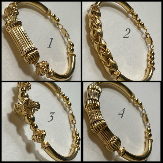 Gold X-Large Bangles